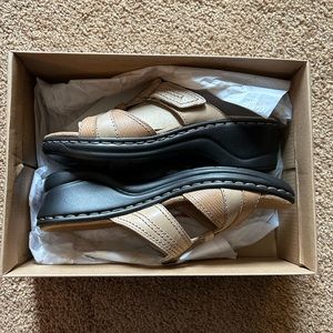 Clarks Sandstone Sandals